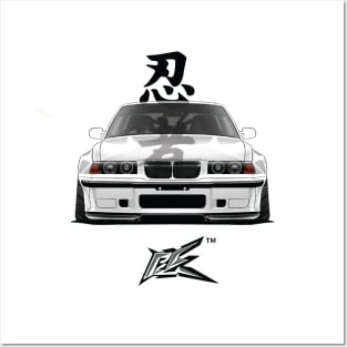 bmw 3series e36 wide Posters and Art